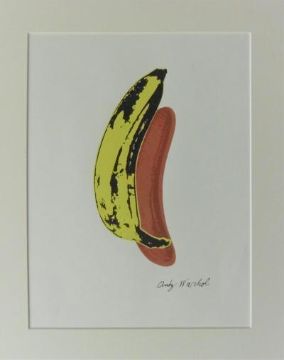 Andy WARHOL (d’après) - Banane des Velvet underground  - Lithographie 2