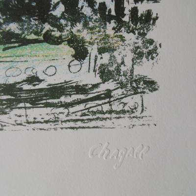 nach Marc CHAGALL - Der Himmel für Verliebte, 1985 - Lithografie 2