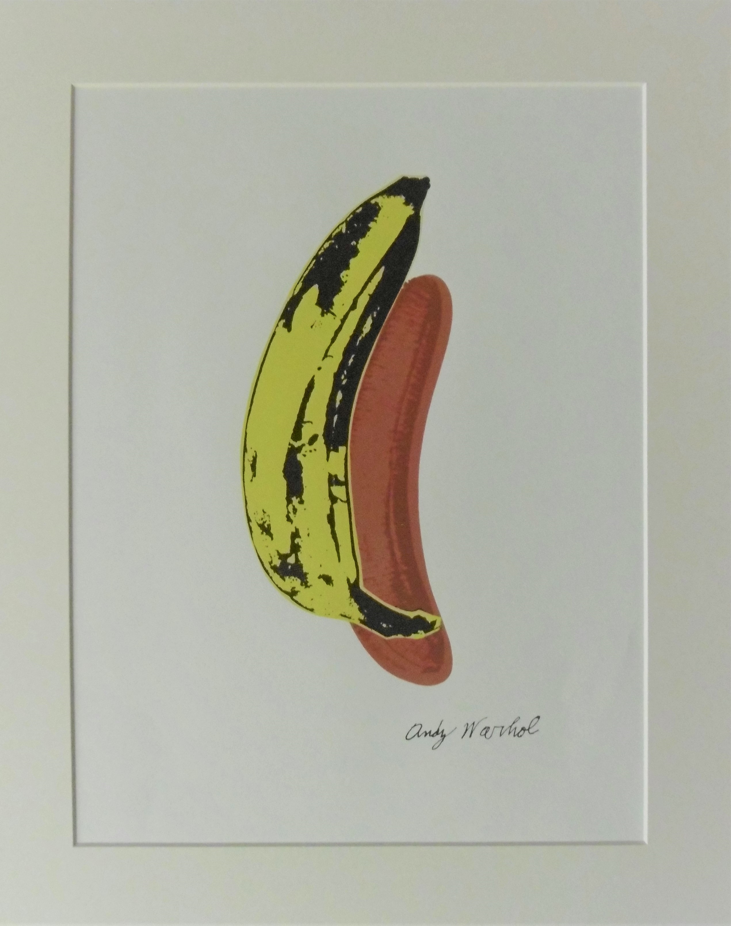View Andy Warhol Banana Artwork PNG