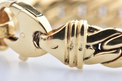 Bracelet maille anglaise en or jaune 18 carats 2