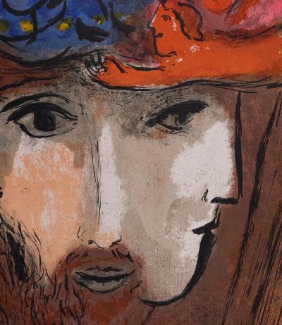 Marc CHAGALL - La Bible : David and Bethsabée, 1956 - Lithographie 2