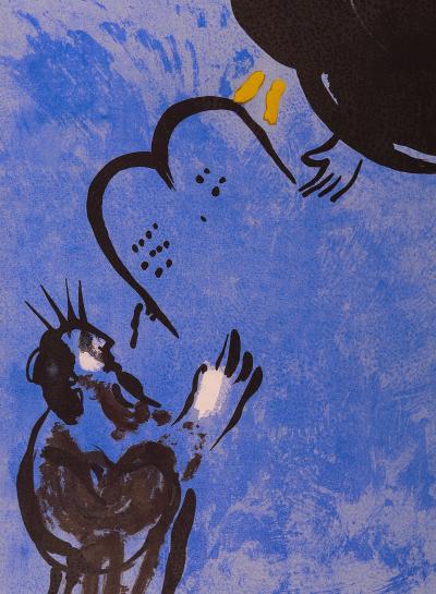 Marc Chagall La Bible : Moïse, 1956 Lithographie originale 2