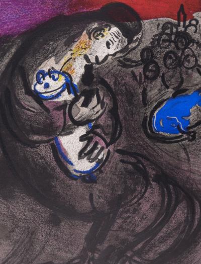 Marc CHAGALL - La Bible : Lamentations of Jeremiah, 1956 - Lithographie 2