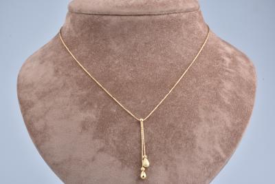 Collier en or jaune de 44 cm, chaine maille serpent 2
