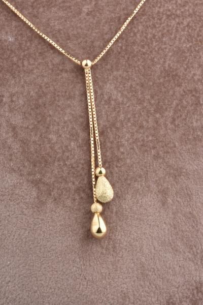 Collier en or jaune de 44 cm, chaine maille serpent 2
