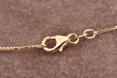 Collier en or jaune de 44 cm, chaine maille serpent 2