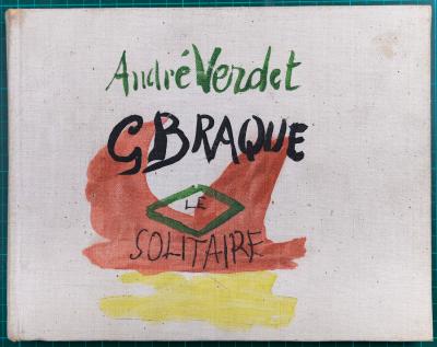 Georges BRAQUE - Le solitaire,1959 - Livret de 8 planches de pochoirs en couleurs 2