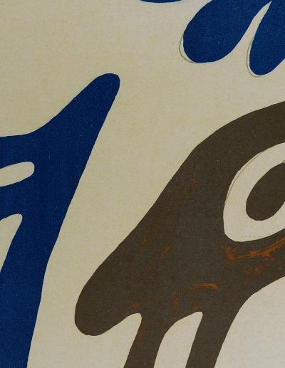 Jean ARP - Torse et nombril sur une table, 1962 - Lithographie 2