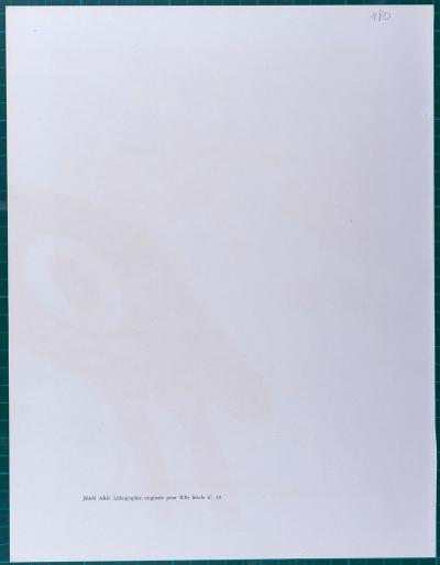 Jean ARP - Torse et nombril sur une table, 1962 - Lithographie 2