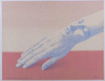 Rene MAGRITTE - Les bijoux indiscrets,1963 - Lithographie 2