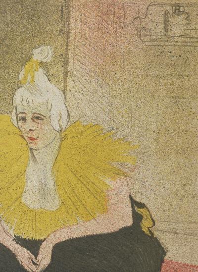 Henri De TOULOUSE LAUTREC - La clownesse assise, 1952 - Lithographie 2