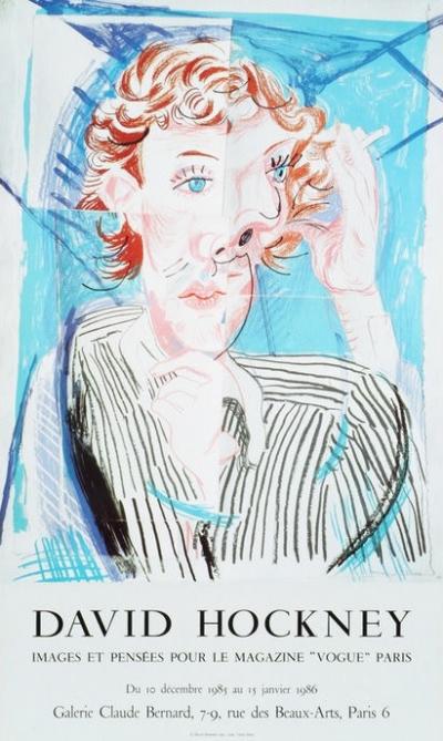David HOCKNEY - Images and Thoughts for Vogue magazine, 1985 - Offset printing 2
