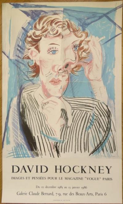 David HOCKNEY - Images et pensées pour Vogue magazine, 1985 - Impression offset 2