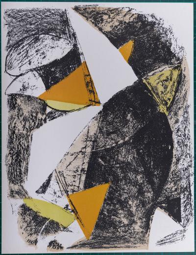 Marino MARINI -  Horse and rider, 1963 - Original lithograph 2
