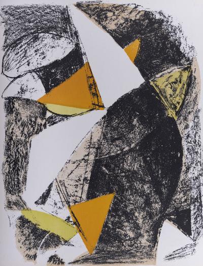 Marino MARINI -  Horse and rider, 1963 - Original lithograph 2
