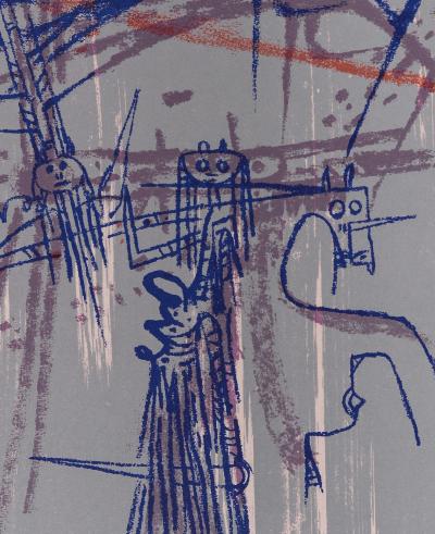Wifredo LAM -  Les affinités ambigües, 1963 - Original lithograph 2