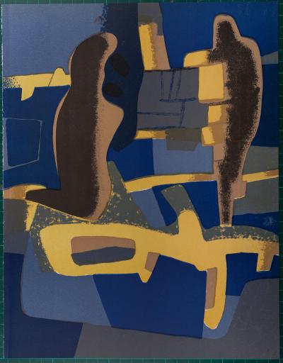 Maurice ESTEVE - Face à Face , 1968 - Lithographie originale 2