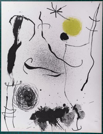 Joan MIRO - Bouquet de rêve pour Leïla,1964 - Lithographie 2