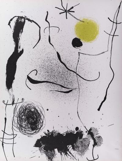 Joan Miro - Bouquet de rêve pour Leïla,1964 - Original lithograph 2
