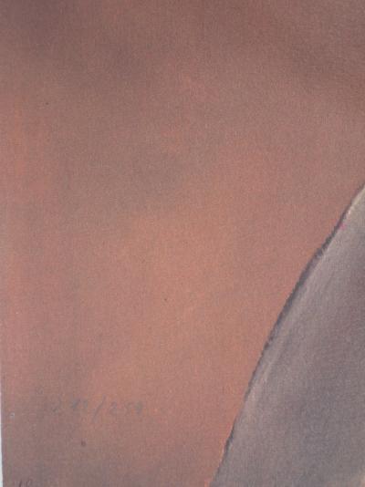 Constantin BYZANTIOS  : L’athlète  - Lithographie originale signée 2