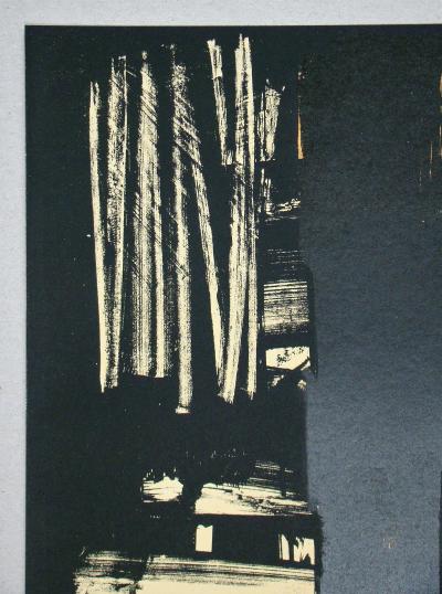 Pierre SOULAGES - Lithographie N°9, 1959 - Lithographie originale 2
