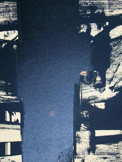 Pierre SOULAGES - Lithographie N°9, 1959 - Lithographie originale 2
