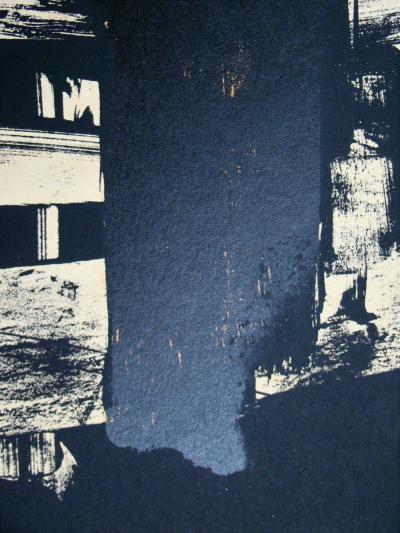 Pierre SOULAGES - Lithographie N°9, 1959 - Lithographie originale 2