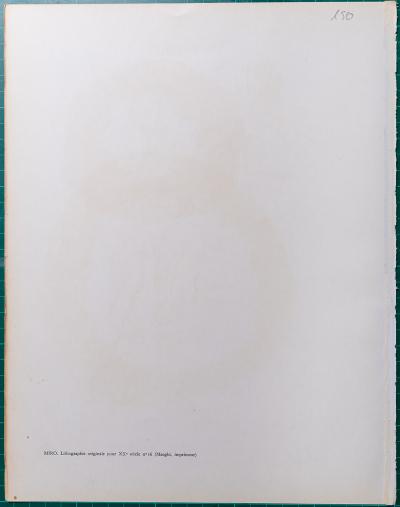 Joan MIRÒ - Soleil Rouge, 1961 - Original lithograph 2