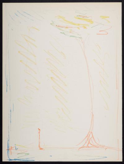 Alberto GIACOMETTI - The Tree, 1952 - Lithograph 2