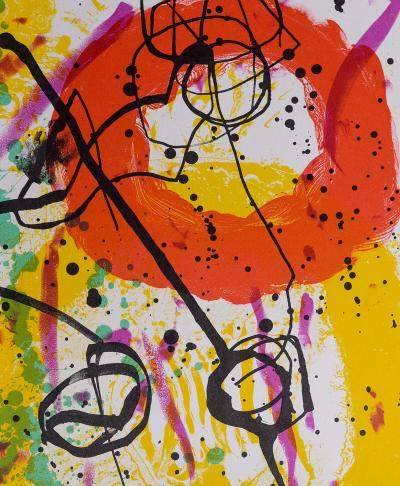 Joan MIRO Soleil Rouge, 1961 - Lithographie originale 2