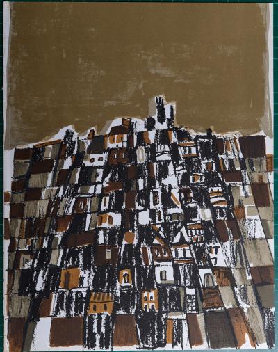 Maria Helena VIEIRA DA SILVA - Ville Espagnole, 1962  - Lithographie originale 2