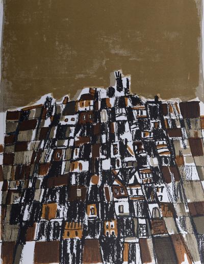 Maria Helena VIEIRA DA SILVA - Ville Espagnole, 1962  - Lithographie originale 2