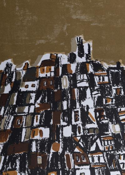 Maria Helena VIEIRA DA SILVA - Ville Espagnole, 1962  - Lithographie originale 2