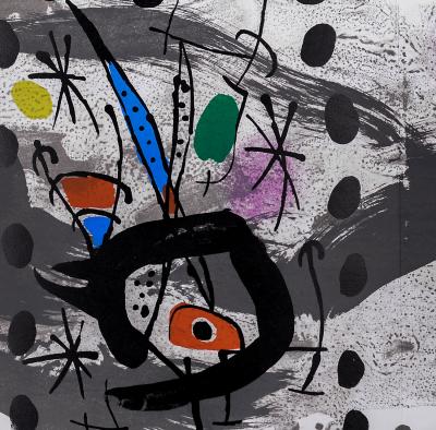 Joan MIRÓ - L’Oiseau Lunaire, L’Oiseau Solaire, Etincelles, 1967 - Lithographie originale 2