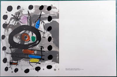 Joan MIRÓ - L’Oiseau Lunaire, L’Oiseau Solaire, Etincelles, 1967 - Lithographie originale 2