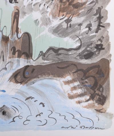 André MASSON - Le Torrent, 1952 - Original lithograph 2