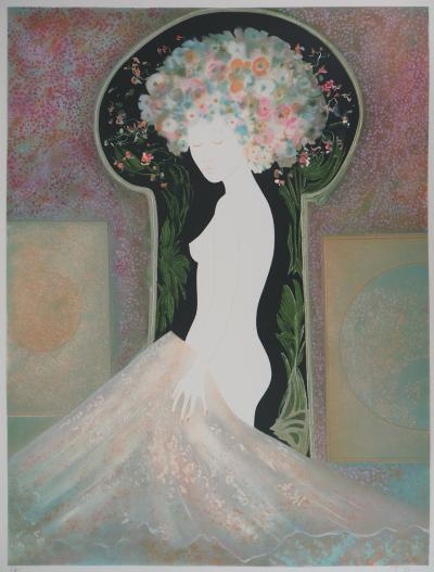 Guy RIBES - Fée du Printemps - Lithographie originale signée 2