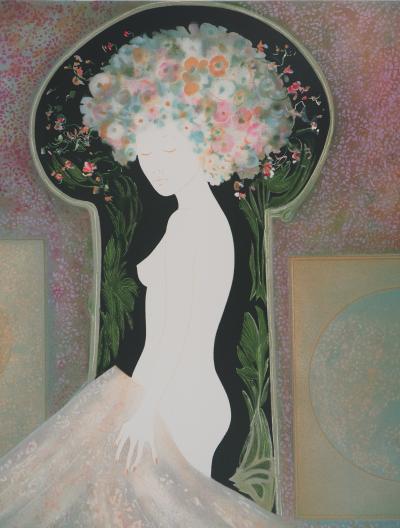 Guy RIBES - Fée du Printemps - Lithographie originale signée 2