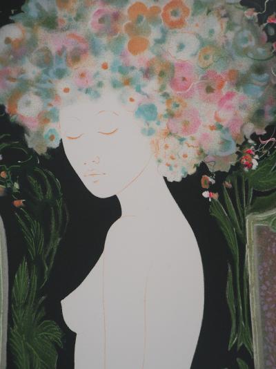 Guy RIBES - Fée du Printemps - Lithographie originale signée 2