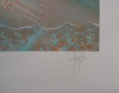 Guy RIBES - Fée du Printemps - Lithographie originale signée 2