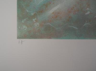 Guy RIBES - Fée du Printemps - Lithographie originale signée 2