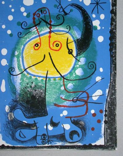 Joan MIRO - Personnage, 1957 - Lithographie originale 2