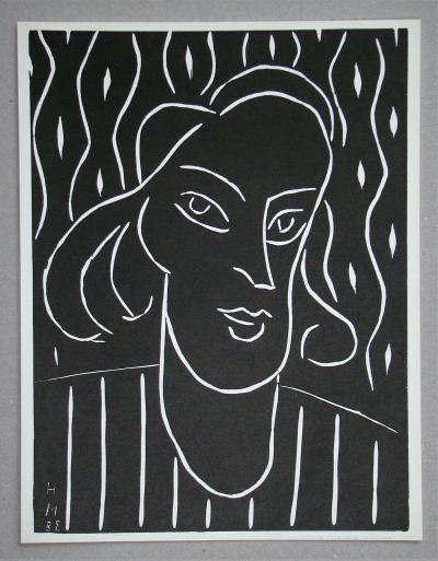 Henri MATISSE - Teeny, 1938 - Gravure sur linoléum originale 2