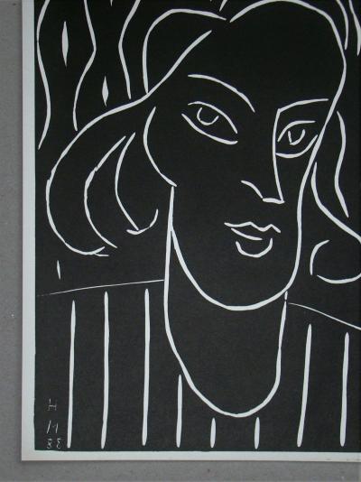 Henri MATISSE - Teeny, 1938 - Gravure sur linoléum originale 2