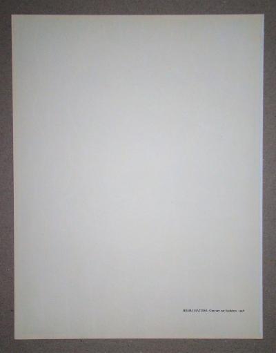 Henri MATISSE - Teeny, 1938 - Gravure sur linoléum originale 2