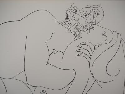Pablo PICASSO (d’après) - L’étreinte, Lithographie signée 2