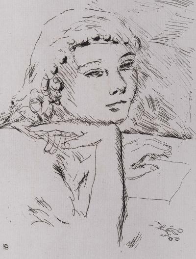 Pierre BONNARD - Sainte Monique, 1930 - Gravure originale 2