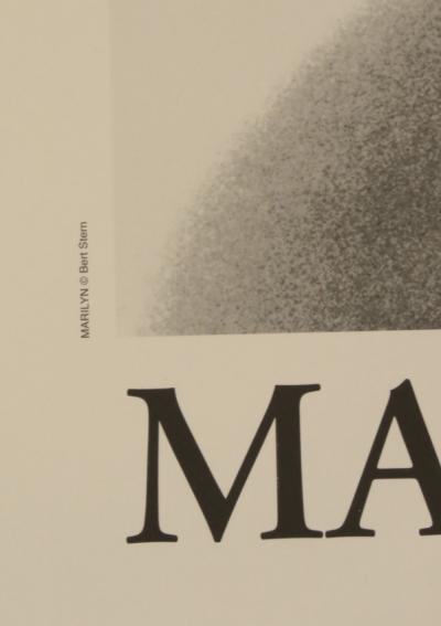 Bert STERN - Marylin (the last sitting), 2012 - Affiche d’exposition 2