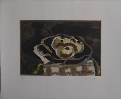 Georges BRAQUE - Nature morte aux pommes, vers 1950 - Lithographie signée 2