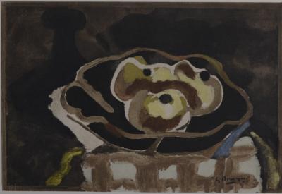 Georges BRAQUE - Nature morte aux pommes, vers 1950 - Lithographie signée 2